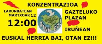 EH Bai¡¡ OTAN Ez¡¡ (Bideo) (Iruñea)